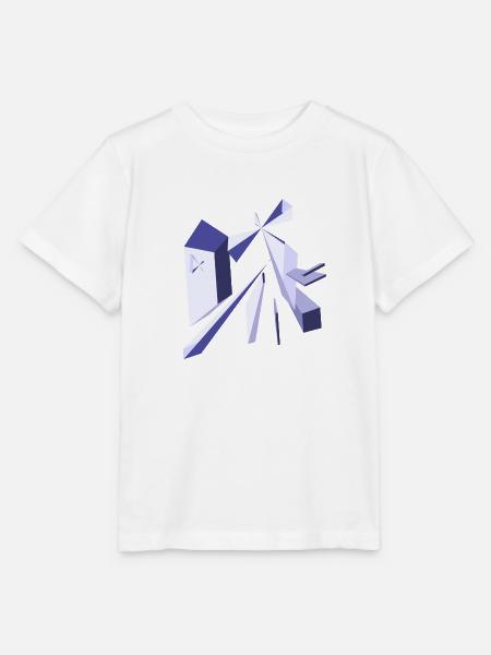 crazy sign - Stanley/Stella Kinder T-Shirt MINI CREATOR - Weiß