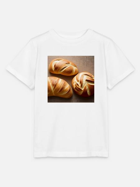 Porträt eines knusprigen Brotes - Stanley/Stella Kinder T-Shirt MINI CREATOR - Weiß