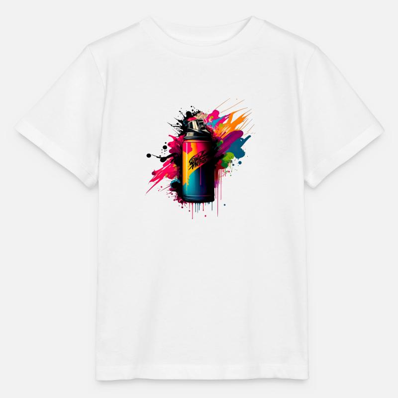 Graffiti - T-shirt bio MINI CREATOR Stanley/Stella Enfant - blanc