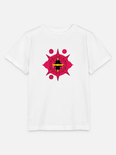 Roter heiliger Talisman - Stanley/Stella Kinder T-Shirt MINI CREATOR  - Weiß
