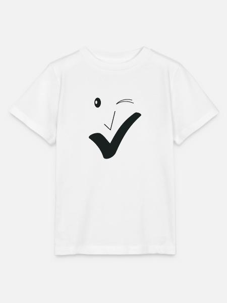 Feines Lächeln Feines Gesicht A03. - Stanley/Stella Kinder T-Shirt MINI CREATOR - Weiß