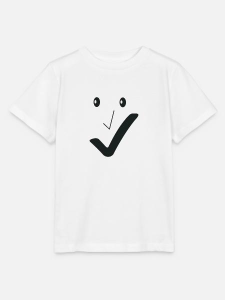 Feines Lächeln - Feines Gesicht 01. - Stanley/Stella Kinder T-Shirt MINI CREATOR - Weiß