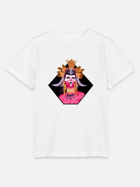 SCHÄDEL - Stanley/Stella Kinder T-Shirt MINI CREATOR - Weiß