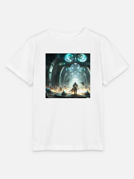Sci-fi kampf digital art - Stanley/Stella Kinder T-Shirt MINI CREATOR  - Weiß
