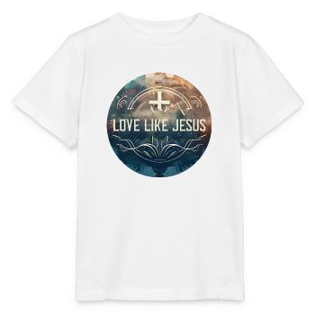Jésus-Christ de Nazareth Foi Bible Jésus - T-shirt bio MINI CREATOR Stanley/Stella Enfant - blanc - Devant - Maike (125cm)