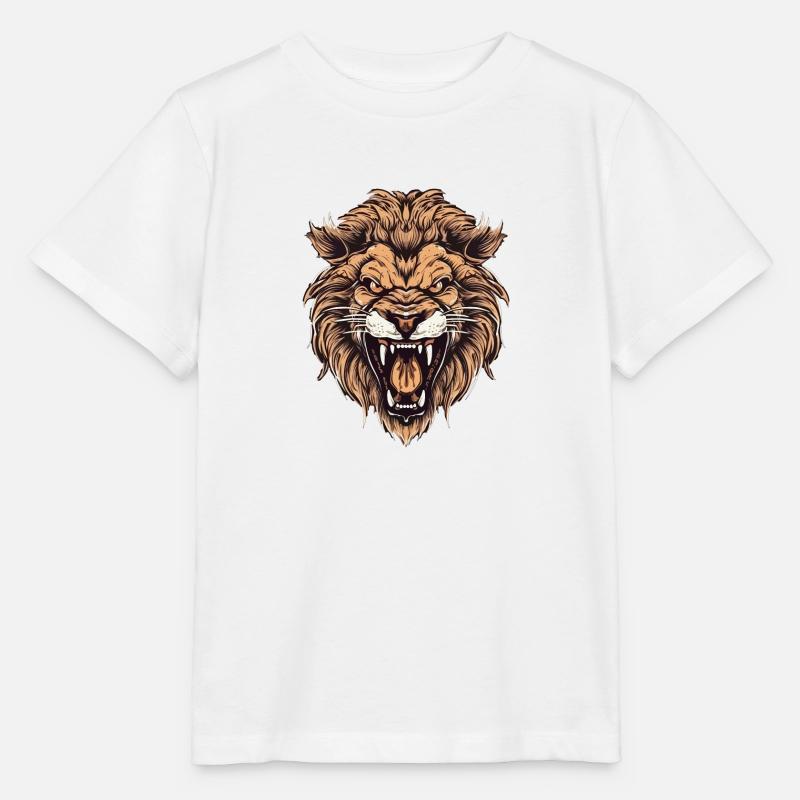 Löwe - Stanley/Stella Kinder T-Shirt MINI CREATOR  - Weiß