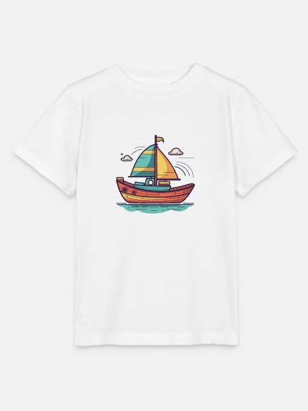 Boot - Stanley/Stella Kinder T-Shirt MINI CREATOR - Weiß