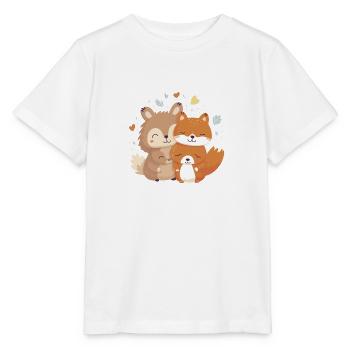 Tierliebe - Stanley/Stella Kinder T-Shirt MINI CREATOR  - Weiß - Vorne - Maike (125cm)