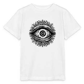 Auge Augen Augenarzt - Stanley/Stella Kinder T-Shirt MINI CREATOR  - Weiß - Vorne - Maike (125cm)