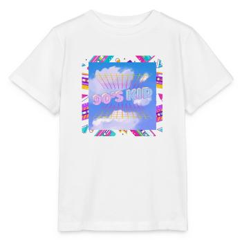 Retro 90s kid - Stanley/Stella MINI CREATOR Kids’ T-Shirt - white - Front - Maike (125cm)