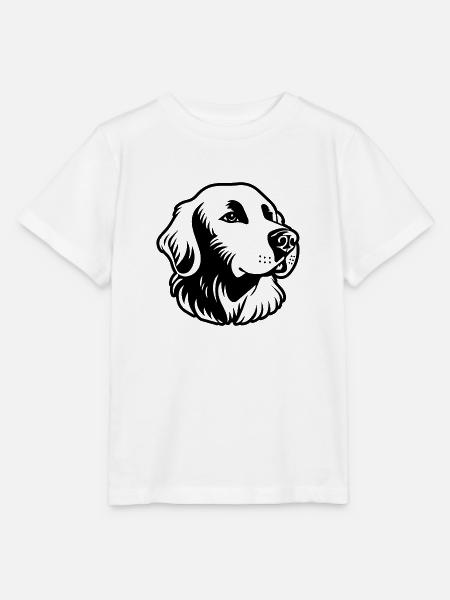 Golden Retriever - Stanley/Stella Kinder T-Shirt MINI CREATOR - Weiß