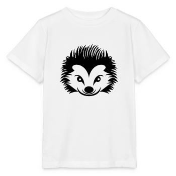 Hedgehog Forest Prickly Animal - Stanley/Stella MINI CREATOR Kids’ T-Shirt - white - Front - Maike (125cm)
