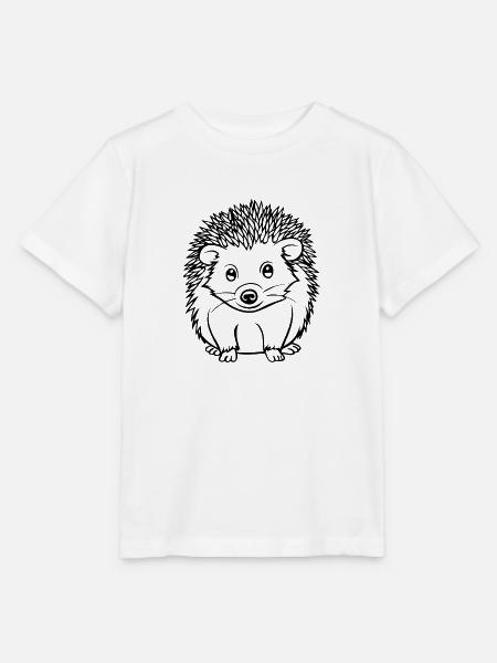 Igel Wald Stachelig Tier - Stanley/Stella Kinder T-Shirt MINI CREATOR  - Weiß