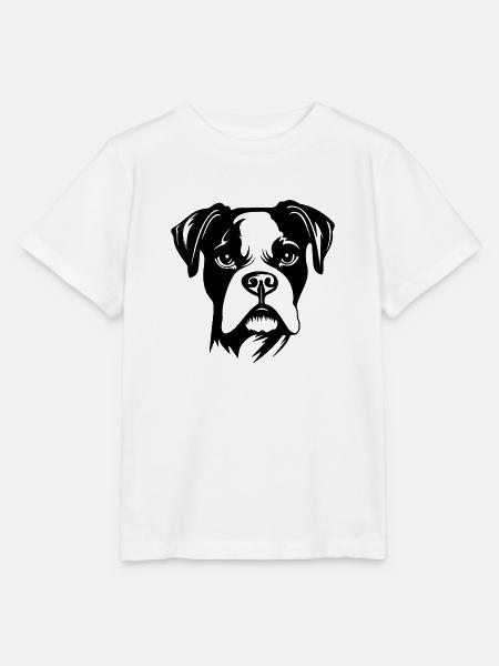 Boxer Hund Hunderasse - Stanley/Stella Kinder T-Shirt MINI CREATOR  - Weiß