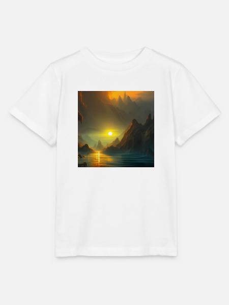 Sonnenuntergang - Stanley/Stella Kinder T-Shirt MINI CREATOR - Weiß