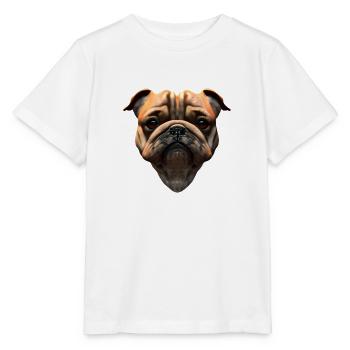 Bulldog Dog Dogs Dog Owners Dog Owners - Stanley/Stella MINI CREATOR Kids’ T-Shirt - white - Front - Maike (125cm)