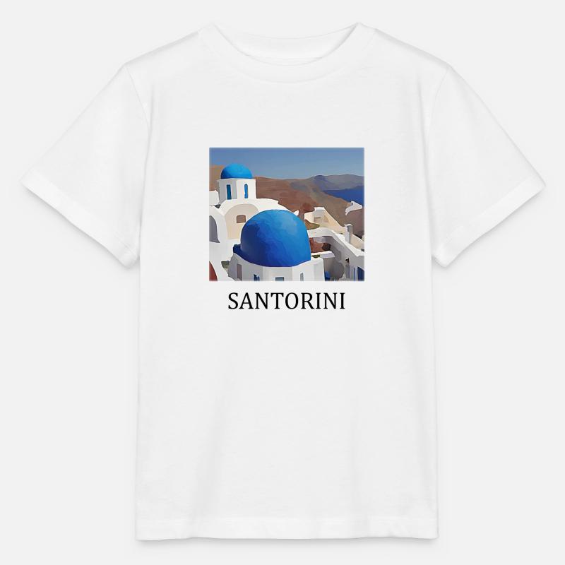 Santorin - T-shirt bio MINI CREATOR Stanley/Stella Enfant - blanc