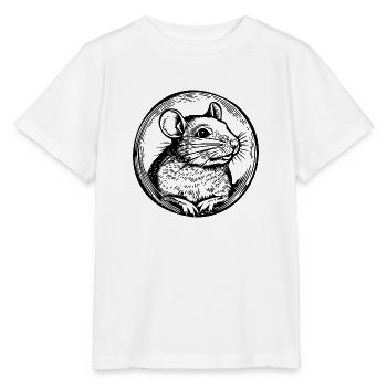 Rat, Mouse, Rodent, Rats - Stanley/Stella MINI CREATOR Kids’ T-Shirt - white - Front - Maike (125cm)