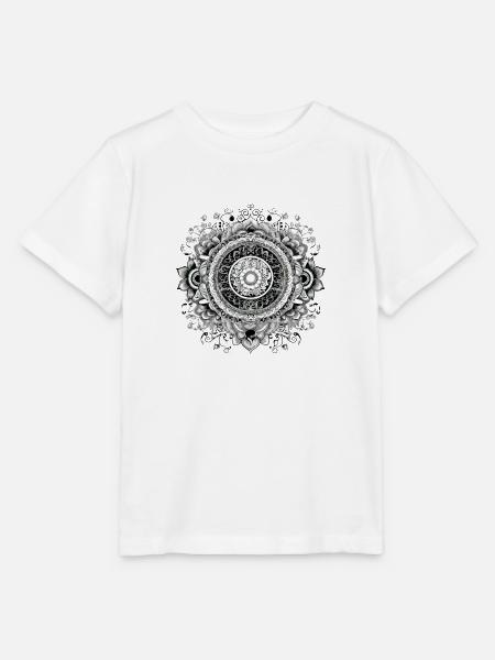 Mandala Zen n°3 - Stanley/Stella Kinder T-Shirt MINI CREATOR - Weiß
