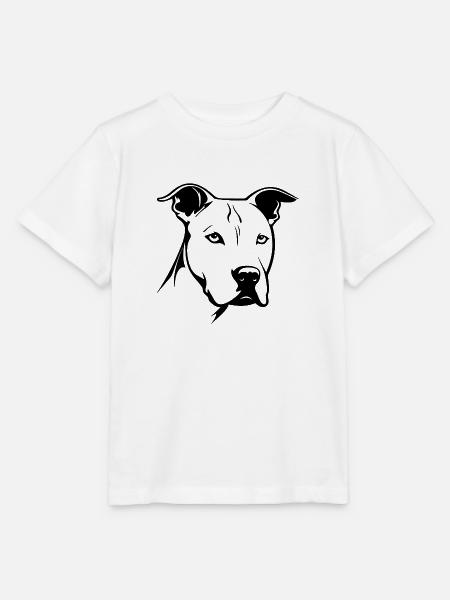 Pitbull - Stanley/Stella Kinder T-Shirt MINI CREATOR - Weiß