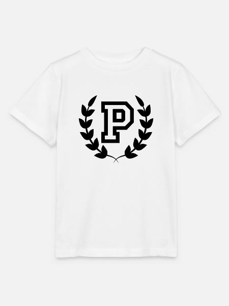 Buchstabe p sport - Stanley/Stella Kinder T-Shirt MINI CREATOR - Weiß