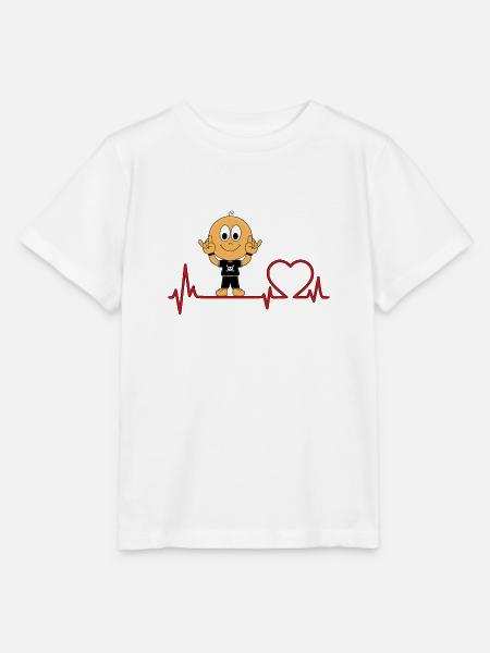 HERZSCHLAG - BABY - MUSIKER - LIEBE - Stanley/Stella Kinder T-Shirt MINI CREATOR  - Weiß