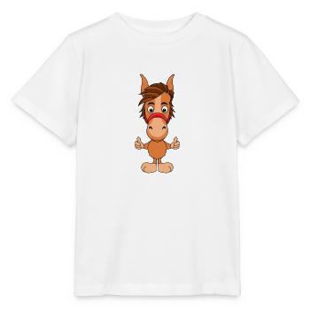 PFERD - PONY - Stanley/Stella Kinder T-Shirt MINI CREATOR  - Weiß - Vorne - Maike (125cm)