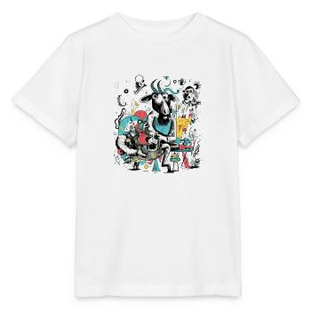 The art bull - Stanley/Stella MINI CREATOR Kids’ T-Shirt - white - Front - Maike (125cm)