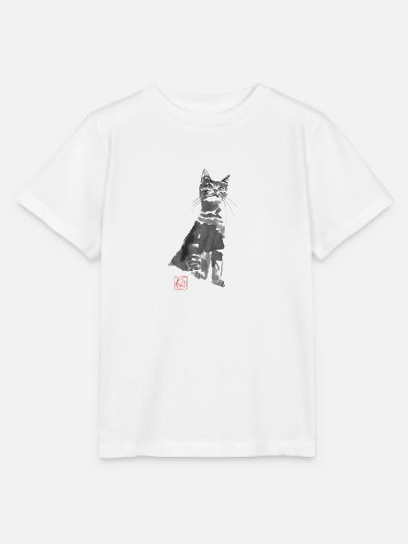 Clyde auf dem Dach 2 - Stanley/Stella Kinder T-Shirt MINI CREATOR  - Weiß