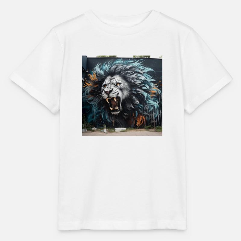 Löwen-Tag - Stanley/Stella Kinder T-Shirt MINI CREATOR  - Weiß