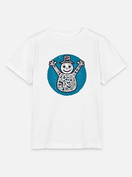 Schneemann - Stanley/Stella Kinder T-Shirt MINI CREATOR - Weiß