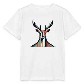Hirsch - Stanley/Stella Kinder T-Shirt MINI CREATOR  - Weiß - Vorne - Maike (125cm)