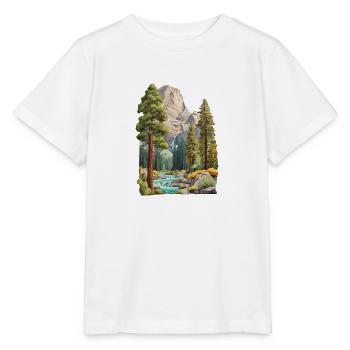 Wunder schöne Berglandschaft - Stanley/Stella Kinder T-Shirt MINI CREATOR  - Weiß - Vorne - Maike (125cm)