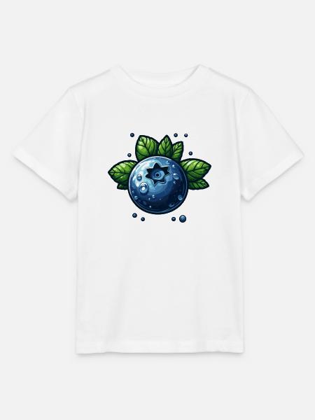 Heidelbeeren feuchte Beere - Stanley/Stella Kinder T-Shirt MINI CREATOR  - Weiß
