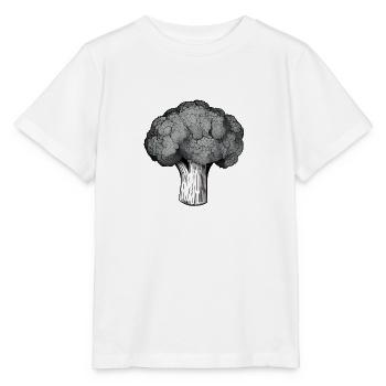Broccoli Vegetable Plant Vegetarian Vegan Vegan - Stanley/Stella MINI CREATOR Kids’ T-Shirt - white - Front - Maike (125cm)