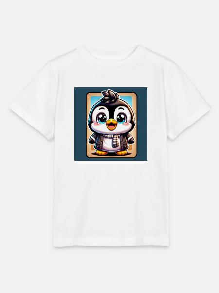 Pinguine - Stanley/Stella Kinder T-Shirt MINI CREATOR - Weiß
