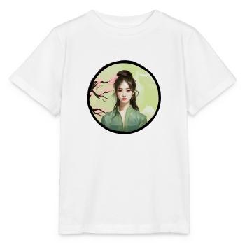 Glattes Asien - Stanley/Stella Kinder T-Shirt MINI CREATOR  - Weiß - Vorne - Maike (125cm)