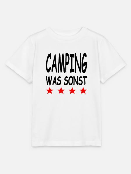 Camping - Stanley/Stella Kinder T-Shirt MINI CREATOR - Weiß