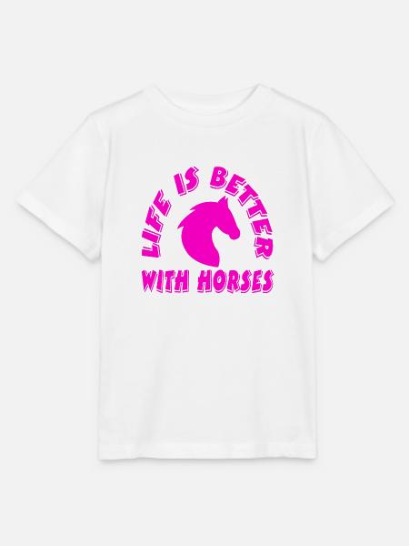 Pferde - Stanley/Stella Kinder T-Shirt MINI CREATOR - Weiß