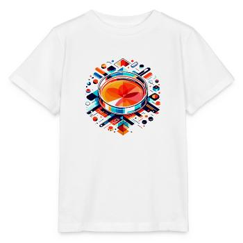 Abstract Petri Dish: Artistic Scientific Design - Stanley/Stella MINI CREATOR Kids’ T-Shirt - white - Front - Maike (125cm)