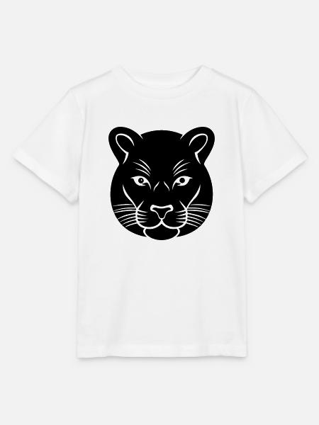 Kopf des Panthers - Stanley/Stella Kinder T-Shirt MINI CREATOR - Weiß