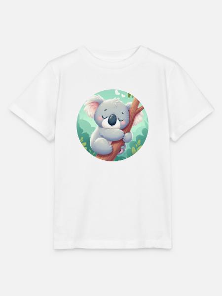 glücklicher Koalabär Koala - Stanley/Stella Kinder T-Shirt MINI CREATOR - Weiß