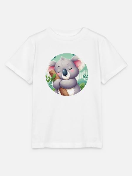 glücklicher Koalabär Koala - Stanley/Stella Kinder T-Shirt MINI CREATOR - Weiß