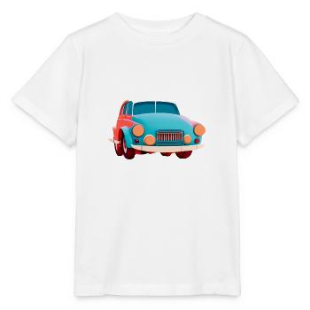 Vieille voiture abstraite - T-shirt bio MINI CREATOR Stanley/Stella Enfant - blanc - Devant - Maike (125cm)