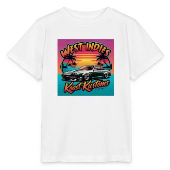 West Indies Koast Kustoms 1 - T-shirt bio MINI CREATOR Stanley/Stella Enfant - blanc - Devant - Maike (125cm)