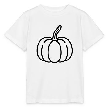 pumpkin - Stanley/Stella MINI CREATOR Kids’ T-Shirt - white - Front - Maike (125cm)