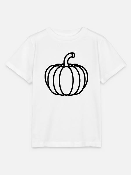 Kürbis - Stanley/Stella Kinder T-Shirt MINI CREATOR  - Weiß