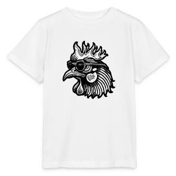 Huhn Hühnerstall - Stanley/Stella Kinder T-Shirt MINI CREATOR  - Weiß - Vorne - Maike (125cm)