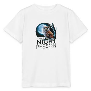 I'm a night person. - Stanley/Stella MINI CREATOR Kids’ T-Shirt - white - Front - Maike (125cm)