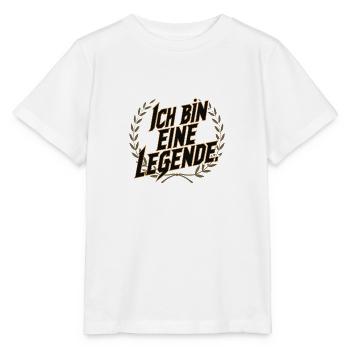 Ich bin eine Legende - Stanley/Stella Kinder T-Shirt MINI CREATOR  - Weiß - Vorne - Maike (125cm)